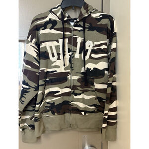 Southern Breeze OHIO Men/ Unisex Full Zip Fleece Hoodie Jacket CAMO Size Medium